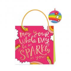 Punga pentru cadou Medium - May Your Day Sparkle