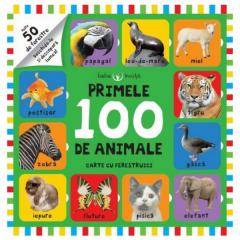 Primele 100 de animale. Carte cu ferestruici