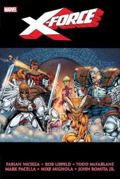Coperta cărții X-FORCE OMNIBUS VOL. 1 ROB LIEFELD FIRST ISSUE COVER [NEW PRINTING]