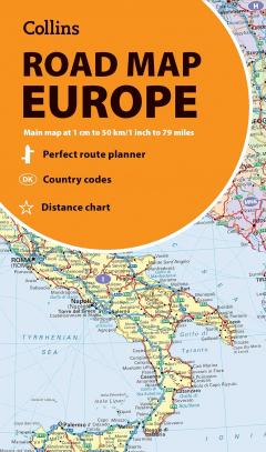 Road Map of Europe - Collins