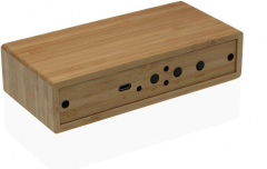Ceas cu alarma si stand de incarcare wireless - Bamboo