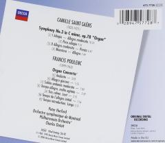 Saint-Saens: Symphony No.3.  Poulenc: Organ Concerto