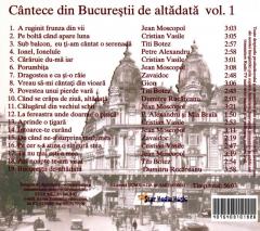 Cantece din Bucurestii de altadata, vol. 1