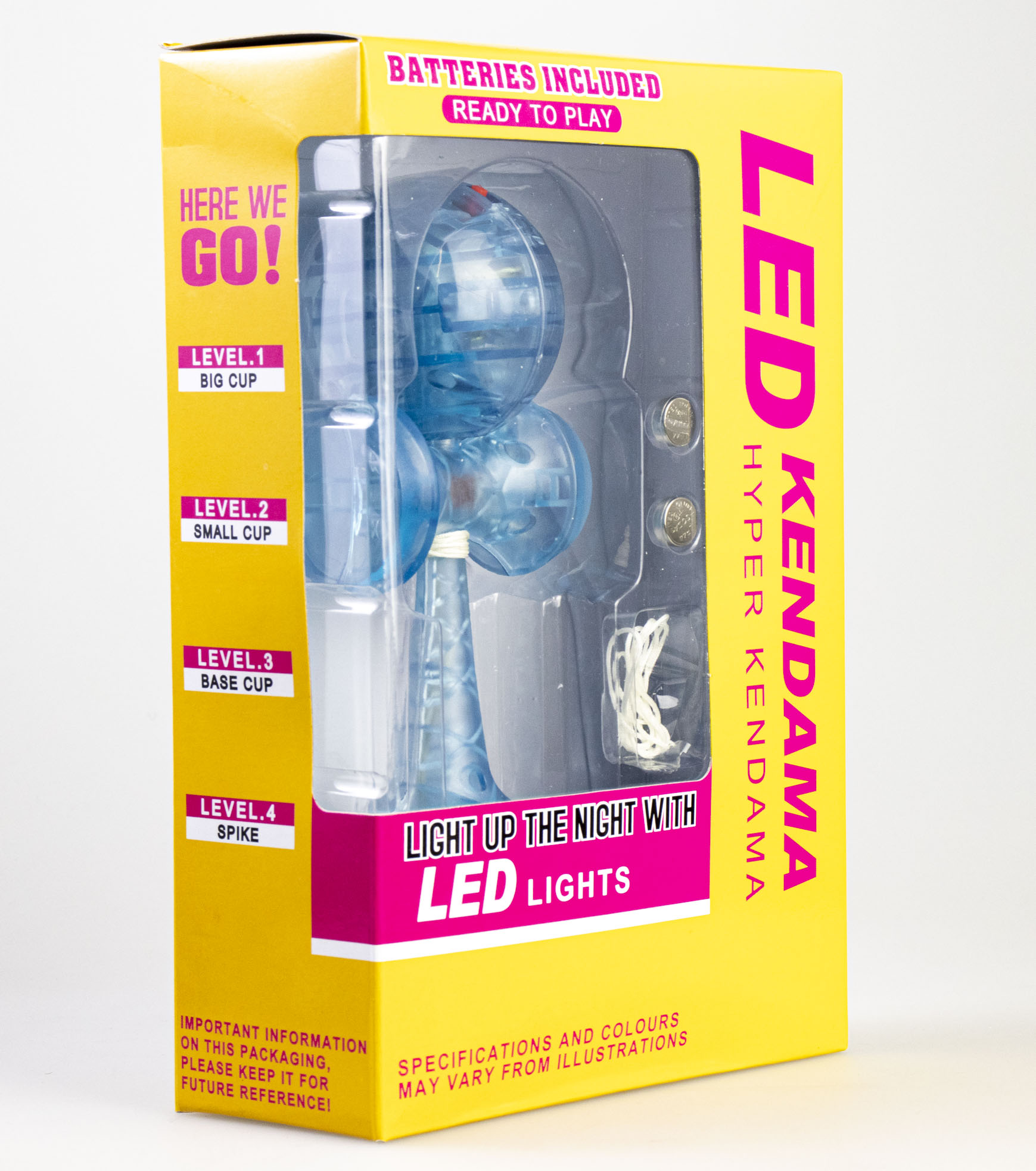 Light store up kendama