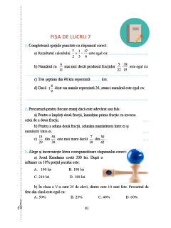 Matematica. „Vrei sa stii mai mult?” Exercitii si probleme pentru clasa a V-a, semestrul I