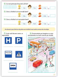 Mat, Ema, Tica si eu in vacanta - Clasa pregatitoare