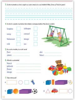 Mat, Ema, Tica si eu in vacanta - Clasa I