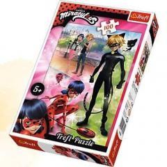 Puzzle - For Kids Adventures Of Ladybug And Cat Noir