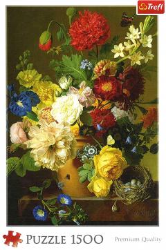 Puzzle 1500 piese - Pictura cu Flori
