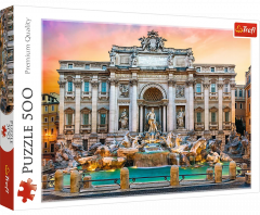 Puzzle 500 piese - Fontanna Di Trevi Rome