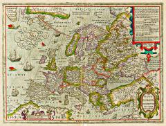 Harta Europa 1620