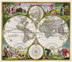 Harta Lumea 1682
