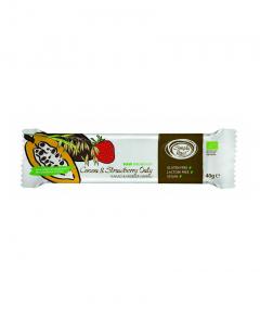 Baton Bio - Raw Breakfast cu capsuni, cacao si ovaz 40 g | Merlo's Best