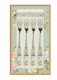 Set de 4 furculite - Palace Garden Aqua