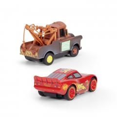 Set 2 masinute cu telecomanda - RC Twin Pack - Disney Cars: Lightning McQueen + Mater
