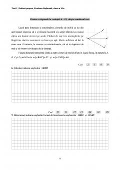 Matematica si Stiinte - Evaluare nationala la finalul clasei a VI-a