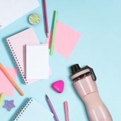 Sticla pentru apa Strigo, 600 ml - Roz