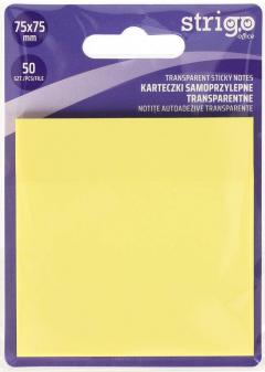 Sticky Notes Strigo - patrate, galben deschis