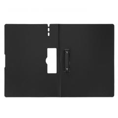 Clipboard Strigo A4, cu suport pentru pix - Negru