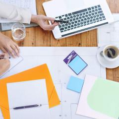 Organizator A4 Strigo, cu 6 separatoare - Verde deschis