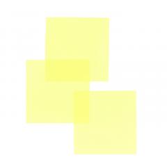 Sticky Notes Strigo - patrate, galben inchis