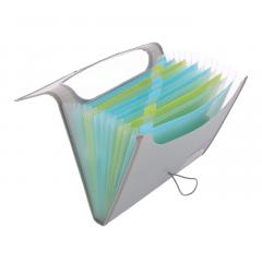 Mapa A4 Strigo, cu 6 separatoare - Gri