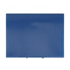 Mapa A4 Strigo, cu 13 separatoare - Albastru inchis