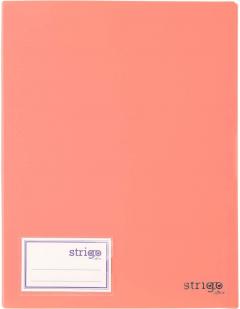  Mapa A4 Strigo, cu 30 folii de protectie - Roz deschis