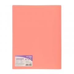  Mapa A4 Strigo, cu 30 folii de protectie - Roz deschis