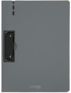 Clipboard Strigo A4, cu suport pentru pix - Gri