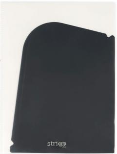 Organizator A4 Strigo, cu 6 separatoare - Negru