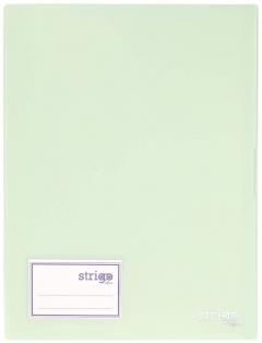  Mapa A4 Strigo, cu 20 folii de protectie - Verde deschis