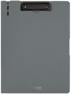 Clipboard Strigo A4, cu suport pentru pix - Gri