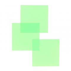 Sticky Notes Strigo - patrate, verde inchis