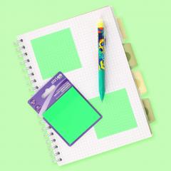 Sticky Notes Strigo - patrate, verde inchis