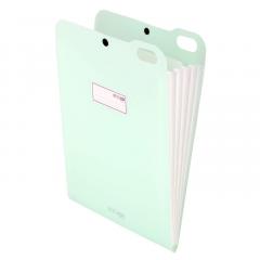 Organizator A4 Strigo, cu 5 separatoare - Verde deschis