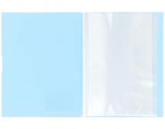 Mapa A4 Strigo, cu 20 folii de protectie - Albastru deschis