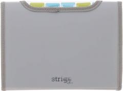 Mapa A5 Strigo, cu 6 separatoare - Gri