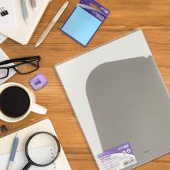 Organizator A4 Strigo, cu 6 separatoare - Gri