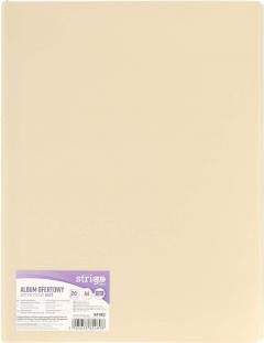 Mapa A4 Strigo, cu 20 folii de protectie - Bej