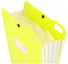 Organizator A4 Strigo, cu 5 separatoare - Galben