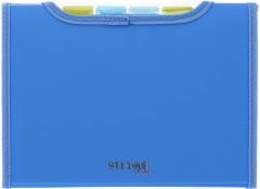 Mapa A5 Strigo, cu 6 separatoare - Albastru