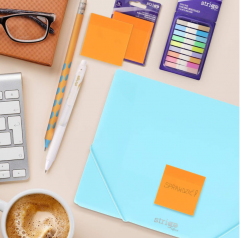 Sticky Notes Strigo - patrate, portocaliu inchis
