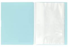 Mapa A4 Strigo, cu 40  folii de protectie - Albastru deschis