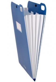 Organizator A4 Strigo, cu 5 separatoare - Albastru