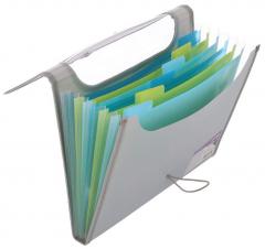 Mapa A4 Strigo, cu 12 separatoare - Gri