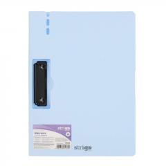 Clipboard Strigo A4, cu suport pentru pix - Albastru deschis