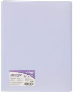 Mapa A4 Strigo, cu 20 folii de protectie - Mov