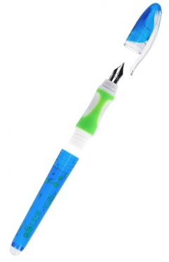 Set stilou - Strigo cerneala cu stergere, 2 rezerve si radiera - Cosmos