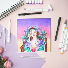 Set 120 markere - Ohuhu Oahu - Fine & Chisel